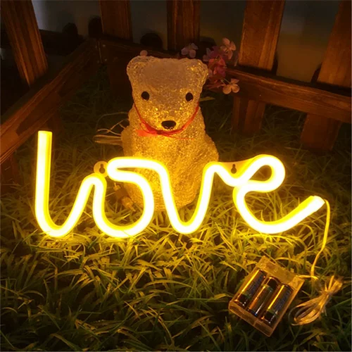 День рождения признание любовное письмо Neon Light Form
