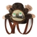 DIVAKIDS búp bê sang trọng khỉ nhỏ đeo vai ba lô dễ thương túi dễ thương túi đồ chơi động vật ba lô - Ba lô Ba lô