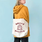 Оригинальный мультяшный милый шоппер, вместительный и большой ремешок для сумки на одно плечо для отдыха