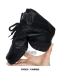 Giày khiêu vũ Sansha Giày nhảy vuông nữ màu đen đầy đủ da lợn mềm đáy giày khiêu vũ da Giày nhảy hiện đại - Khiêu vũ / Thể dục nhịp điệu / Thể dục dụng cụ