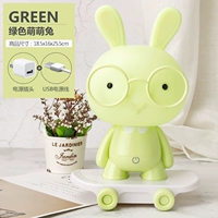 Симпатичный кролик зеленый 1