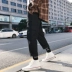 Fang Shao quần áo nam phong cách Hồng Kông mùa thu quần nam nhiều túi phiên bản Hàn Quốc của xu hướng thương hiệu quần ống đứng nam giản dị