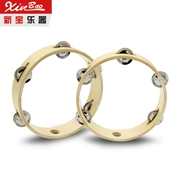 Bán tốt nhất bộ gõ chuông gỗ tambourine trẻ nhỏ dạy nhạc đồ chơi chuông rambourine chuông giáo dục sớm - Đồ chơi nhạc cụ cho trẻ em