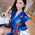 Mùa hè sexy đồ ngủ của phụ nữ Hàn Quốc phiên bản của áo choàng lụa lụa Nhật Bản lụa dịch vụ nhà lụa ladies áo choàng tắm XL Night Robe