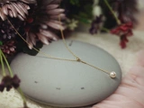 Импортное натуральное ожерелье из жемчуга, цепочка до ключиц, ювелирное украшение, США, 14 карат