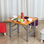 Bàn học gia đình vuông gấp đơn cho thuê bàn ​​nhỏ Nhà ăn Bàn ăn thấp bàn gấp 2 người gấp bàn - Bàn