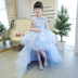 Cô gái buổi tối ăn mặc 8 công chúa váy 9 trẻ em trailing wedding dress pettiskirt 10 máy chủ nhỏ trang phục sân khấu trình diễn váy trẻ em đẹp Váy trẻ em