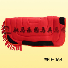 вельтрап wpd-06 进口西部带穗式马鞍垫 西部马鞍垫 驭马乐园马具马术用品