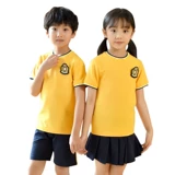 Летний спортивный костюм для детского сада, детская форма для школьников, короткий рукав, детская одежда