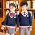 Quần áo mẫu giáo mùa xuân và mùa thu đông tay dài đại học Anh gió nam và nữ quần áo trẻ em phiên bản Hàn Quốc của đồng phục lớp tiểu học đồng phục học sinh - Đồng phục trường học / tùy chỉnh thực hiện