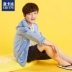Trai mùa hè quần áo chống nắng 12 trẻ em lớn trẻ em 9 Hàn Quốc phiên bản của ánh sáng điều hòa không khí quần áo cậu bé áo ngoài trời 10-15 tuổi