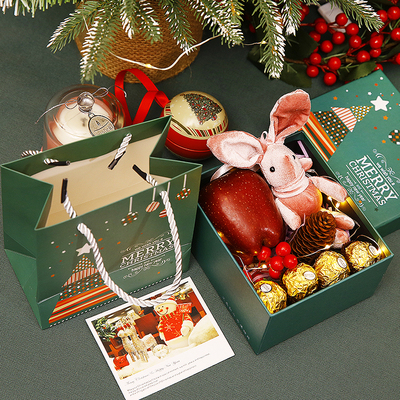 平安夜苹果礼盒圣诞节礼物送生平安果发光圣诞果