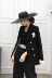 SALLY CHỌN Châu Âu trạm nhỏ phù hợp với nữ áo khoác màu đen 2018 đầu mùa thu mới khoan nóng phù hợp với mỏng quần áo nữ mùa hè đẹp Business Suit