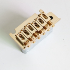 Звукосниматель 东礼组装strat小双摇吉他琴桥金色全套两点固定式颤音弦桥带配件