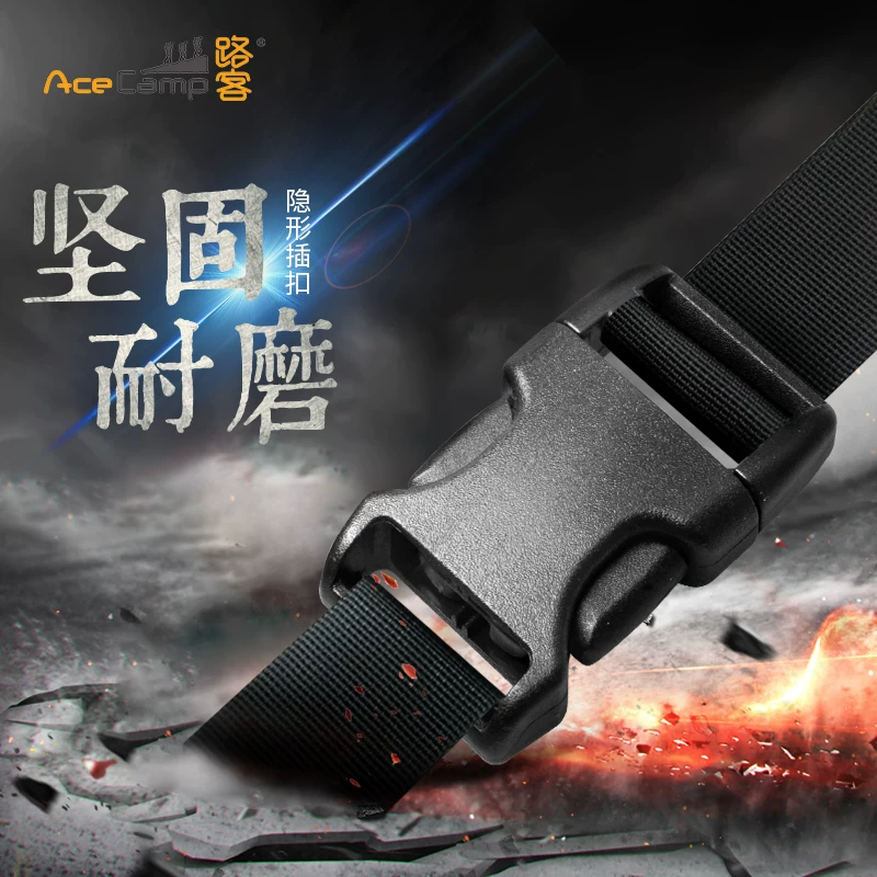 Long-lasting climbing backpack with clasp, safe suitcase, fast belt bag