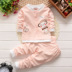 1-2-3 tuổi trẻ sơ sinh con bé bé mùa xuân và mùa thu dài- tay quần bông phù hợp với bông đồ lót nhà quần áo Phù hợp với trẻ em
