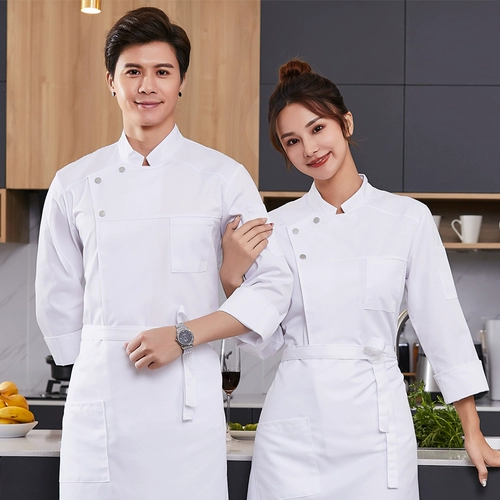Catering Chef Work Olde мужская водонепроницаемая масляная одежда с длинными рукавами