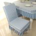 Ghế hộ gia đình bao gồm tùy chỉnh bàn cà phê vải bàn vải hình chữ nhật khăn trải bàn phong cách Địa Trung Hải bàn ăn ghế bìa Khăn trải bàn