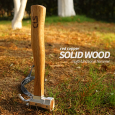 Молотки-гвоздодёры 新升级户外不锈钢锤紫铜头多功能帐篷天幕地钉锤子拔钉器野营榔头