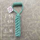 Вязаная вязаная игрушка для любимой собаки игрушки, кусай зубы веревка мяч кусай веревку золотой маму -мусей средний большая большая собака