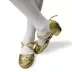 Cô gái trong nhà nhào lộn thể dục dụng cụ biểu diễn múa giày với đáy mềm chỉ thể dục nhịp điệu múa ba lê giày khiêu vũ Latin