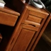 Bàn ghế cao cấp mới bàn trang điểm cao su gỗ rắn gỗ bàn trang điểm màu xanh lá cây 9119 - Bộ đồ nội thất