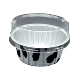 Пекарня для формы для пирога Круглый алюминиевая фольга чашка для выпечки пудинга с крышкой оловянной фольгой алюминиевая фольга Сопротивление 100