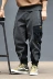 Macheda mùa thu màu tương phản overalls nam Nhật Bản xu hướng quần retro thanh niên quần lỏng chân quần giản dị
