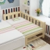 Miễn phí vận chuyển giường khảm giường gỗ mở rộng đôi giường phụ kéo dài cho giường rào giường thông custom-made con bé chống lại - Giường pallet giường Giường