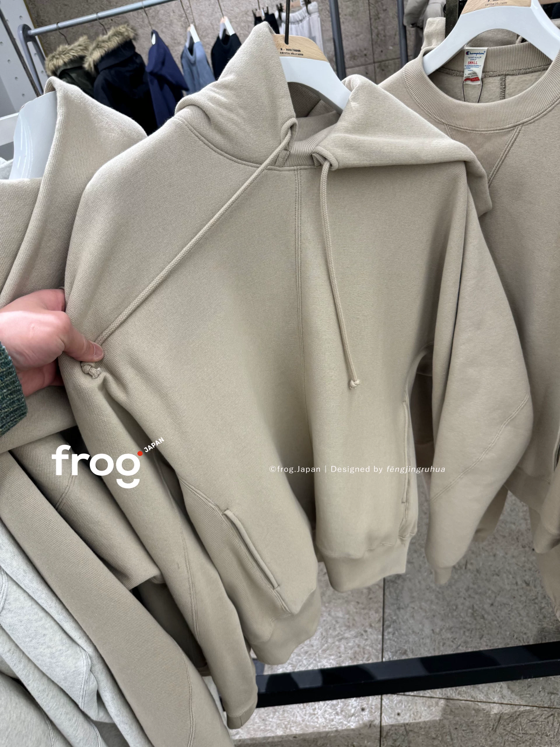 [Заказ N.HOOLYWOOD Champion HOODED SWEATSHIRT коллаборация вставной капюшон 24SS]