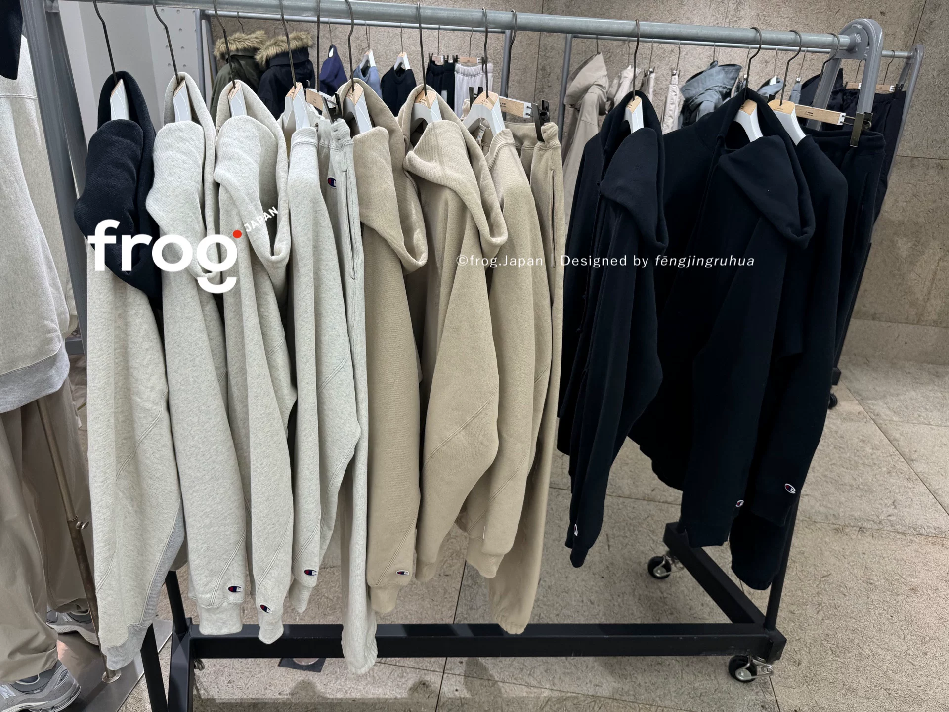 [Заказ N.HOOLYWOOD Champion HOODED SWEATSHIRT коллаборация вставной капюшон 24SS]