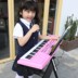 Bàn phím trẻ em piano mới bắt đầu 1-3-6-12 tuổi 61 phím với micrô câu đố đồ chơi âm nhạc cho bé dan piano do choi cho be Đồ chơi âm nhạc / nhạc cụ Chirldren