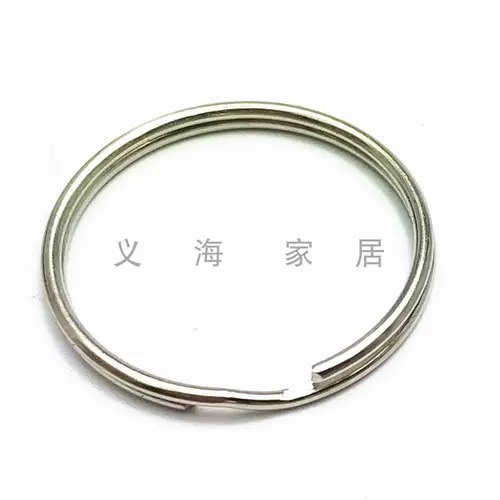 Маленький брелок, ткань из нержавеющей стали, стальное кольцо, 25мм