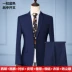 Phù hợp với phù hợp với nam giới formalwear kinh doanh bình thường phù hợp với nam giới mặc chuyên nghiệp overalls thanh niên sửa chữa lớp kích thước lớn áo áo dài nam Suit phù hợp