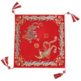 Красная хиджада свадебная невеста китайская атласная атласная высокая версия Red Xiuxi Service Veil Wedding Wedding xipa xiuhe Headscar