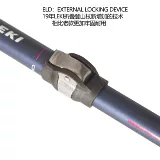 Германия Leki Micro Vario Мужчины и женское углеродное волокно складывание альпинизма пожилой персонал пожилой шок 6492063