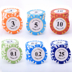 Texas Holdem Poker Chips Baccarat Mahjong Chips Thẻ nhựa Cờ vua Phòng đặc biệt dày 14g Tùy chỉnh - Các lớp học Mạt chược / Cờ vua / giáo dục bán bộ cờ vua Các lớp học Mạt chược / Cờ vua / giáo dục