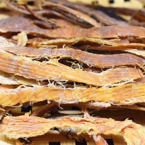 Измеряющийся кальмар кальмара, кусочки каракатицы, морепродукты, нежная версия морепродуктов сушеного сухого сухого кальмара.