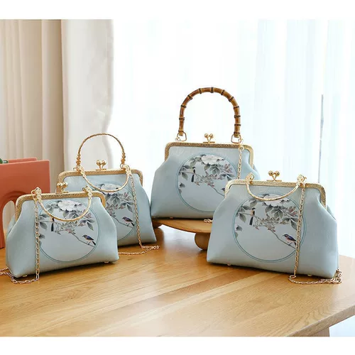 Ципао для матери, сумка через плечо, ретро портативное универсальное ханьфу, китайский стиль, подарок на день рождения