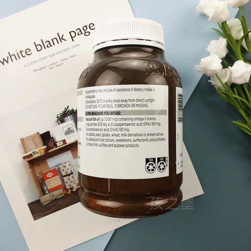 Австралия Blackmores Австралия в АВСТРАИЙ Wildfish Woods Deep Sea Western Потный рыбий жир с 400 зернами лецитина омега3