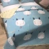 Phổ biến twill bông cotton in quilting dày lên cộng với bông phim hoạt hình tấm ga trải giường cover tatami mat mùa hè mát mẻ là