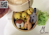 Небольшая сумка, набор материалов, шерстяной войлок, DIY, кот