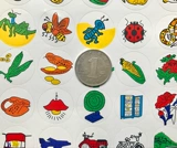 Apple, награда, наклейка для детского сада, детские наклейки для школьников