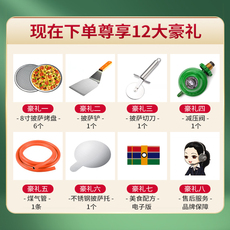 Печь 网红披萨机商用机器移动披萨炉户外摆地摊流动燃气烤箱设备摆摊