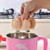 Trứng hấp cháo luộc trứng nhân tạo đôi máy ăn sáng hộ gia đình nhỏ hấp điện nhỏ trứng 羹 máy tự động tắt nguồn - Nồi trứng