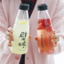Hàn quốc dễ thương tay sáng tạo cốc nhựa mùa hè cá tính nam và nữ sinh viên nhỏ tươi cốc cầm tay tách trà Tách