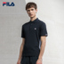 Áo thun ngắn nam Fila Fila 2019 mùa xuân Mới đơn giản đan áo ngắn tay áo sơ mi ngắn tay nam - Áo polo thể thao áo polo mlb Áo polo thể thao