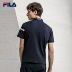 Áo thun ngắn nam Fila Fila 2019 mùa xuân mới thoải mái đan áo ngắn tay áo sơ mi nam - Áo polo thể thao
