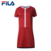 FILA Fila váy mùa hè mới ngắn tay thể thao ăn mặc giản dị váy dài nữ | F61W821314F mẫu áo thể thao nữ đẹp Trang phục thể thao