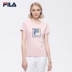 FILA Fila nữ mới logo lớn tay ngắn thể thao và giải trí thoải mái Áo thun ngắn tay thoải mái | F11W838121F Áo phông thể thao